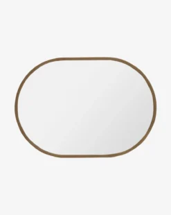 Lula Wall Mirror -Decoration Series Store LukaWallMirror MMIR0275 BRS 24x34 D2