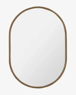Lula Wall Mirror -Decoration Series Store LukaWallMirror MMIR0275 BRS 24x34 MAIN