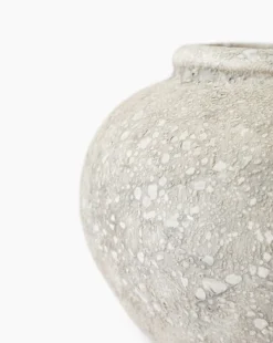 Luna Distressed Vase -Decoration Series Store LunaDistressedVase MDCR2751 GRY OS D1 T