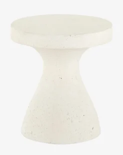 Zadock Outdoor End Table -Decoration Series Store MFRN2338 WHT OS MAIN