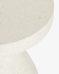 Zadock Outdoor End Table -Decoration Series Store MFRN2338 WHT OS ZadockOutdoorEndTable D1