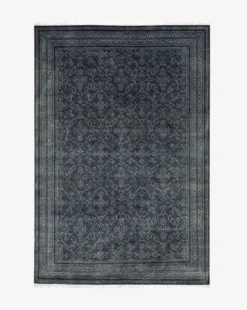 Kazan Hand-Knotted Wool Rug 18 Kazan Hand-Knotted Wool Rug -Decoration Series Store MRUG0495 NVY 6x9 KazanHand KnottedRug