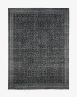 Kazan Hand-Knotted Wool Rug 19 Kazan Hand-Knotted Wool Rug -Decoration Series Store MRUG0495 NVY 9x12 KazanHand KnottedRug