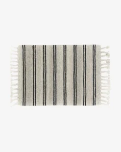 Soliel Handwoven Wool Rug -Decoration Series Store MRUG0576 BLU 3x5 SolielFringeWovenRug
