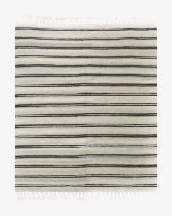 Soliel Handwoven Wool Rug -Decoration Series Store MRUG0576 BLU 9x12 SolielFringeWovenRug