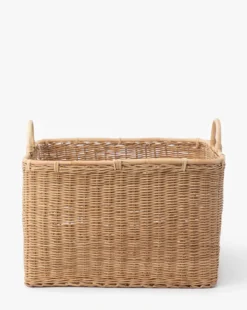 Madara Rattan Basket -Decoration Series Store MadaraRattanBasket MDCR2850 NAT L MAIN T