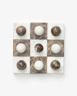 Marble Tic-Tac-Toe Board