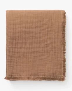 Marinella Oversized Waffle Throw