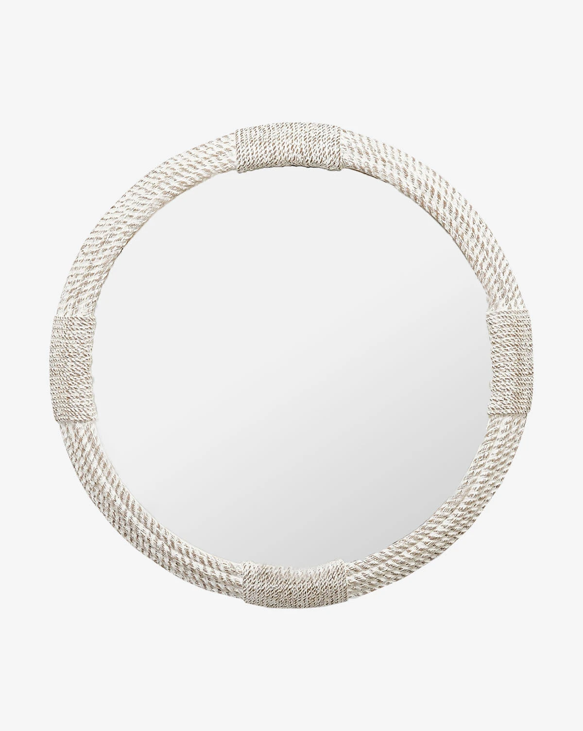 McNeil Whitewashed Round Mirror 1 McNeil Whitewashed Round Mirror