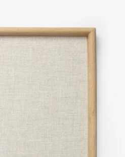Oak & Linen Memo Board 7 Oak & Linen Memo Board -Decoration Series Store Oak LinenMemoBoard MDCR2394 NAT OS D1