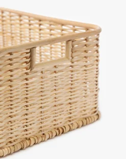 Bloomingville Palm & Rattan Basket -Decoration Series Store Palm RattanBasket MDCR2843 NAT D1 T