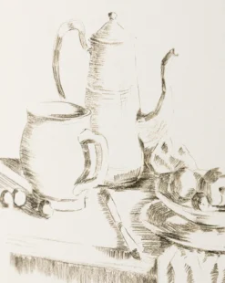 Penciled Apricots -Decoration Series Store PenciledApricots MART1561 GRY 24x19 F D2 T