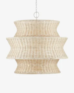 Phebe Rattan Chandelier