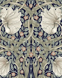 Morris & Co. X McGee & Co. Pimpernel Ink Wallpaper