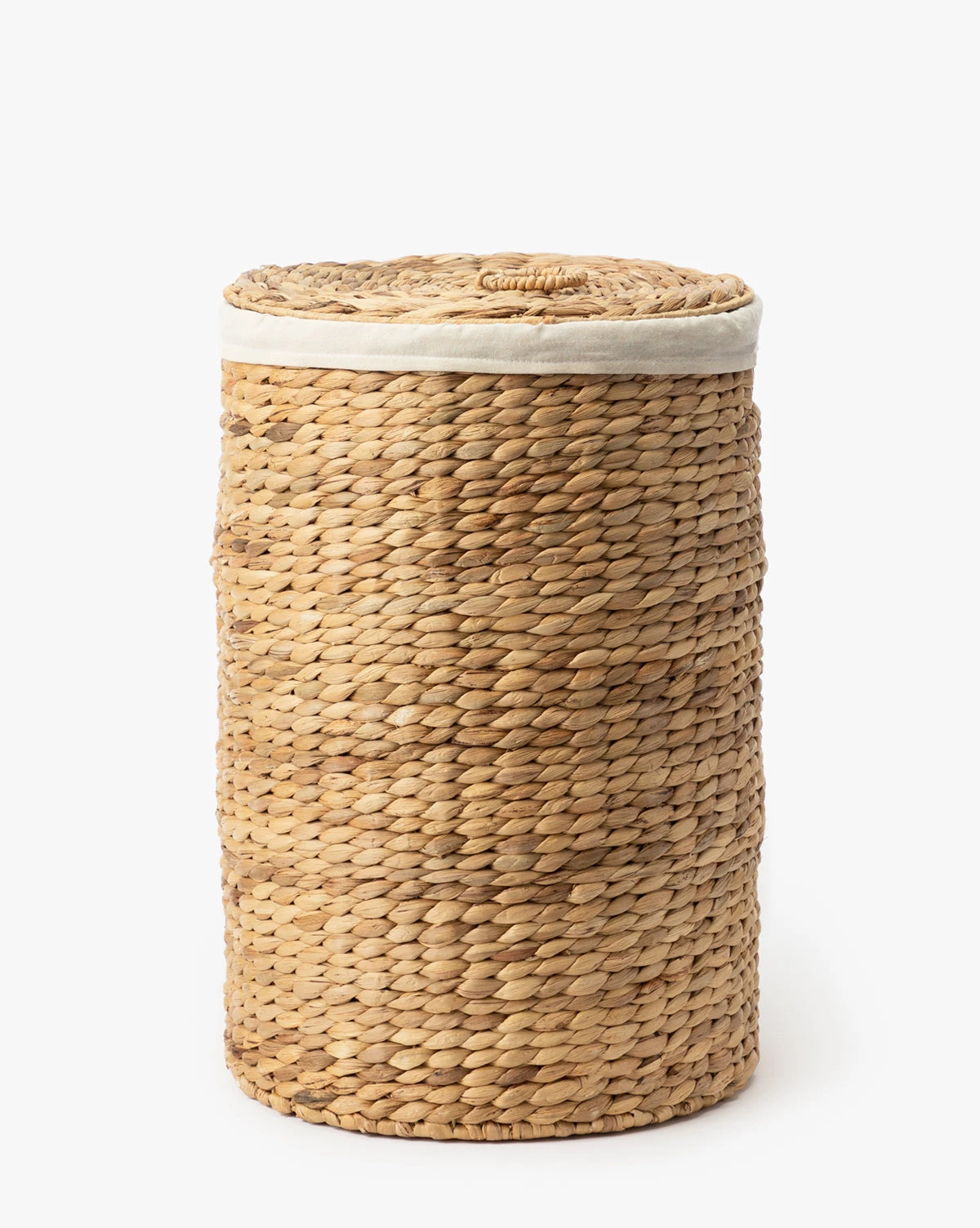 Round Water Hyacinth Basket 1 Round Water Hyacinth Basket