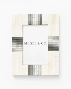 Striped Bone Frame -Decoration Series Store StripedBoneFrame MDCR1555 BAW L