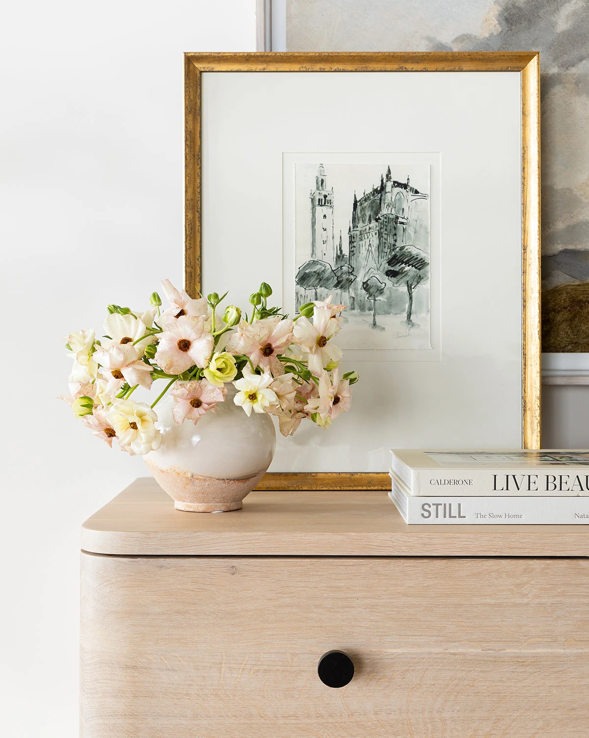 White Washed Ceramic Pot 4 White Washed Ceramic Pot - Image 4