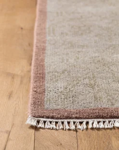 Suzani Hand-Knotted Wool Rug -Decoration Series Store SuzaniHand KnottedRug MRUG0852 BWN D1