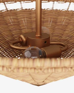 Terrance Flush Mount -Decoration Series Store TerranceFlushMount MLHT1829 NAT OS D2 T