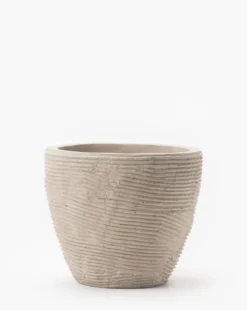 Textured Concrete Pot