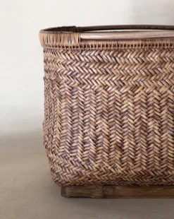 Verona Basket -Decoration Series Store VeronaVintageBasket MDCR1698 NAT OS D1