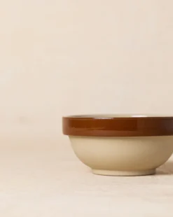 Vintage French Glazed Bowl -Decoration Series Store VintageFrenchGlazedBowl MKTN0671 CRM S D1 T