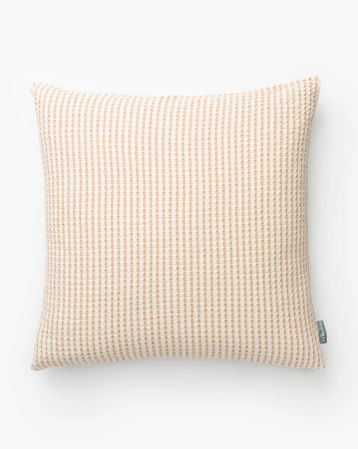Vintage Orange Waffle Check Pillow Cover No. 1 1 Vintage Orange Waffle Check Pillow Cover No. 1