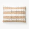 Vintage Tan Check Pillow Cover No. 6
