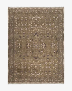 Wayland Hand-Knotted Wool Rug -Decoration Series Store WaylandHand KnottedRug MRUG0910 GRN 9x12 T