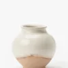 White Washed Ceramic Pot