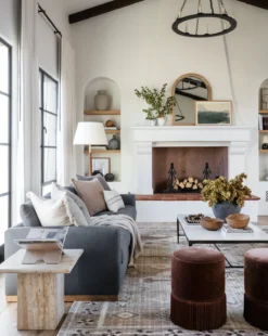 Travertine Side Table -Decoration Series Store WinterCatalog118