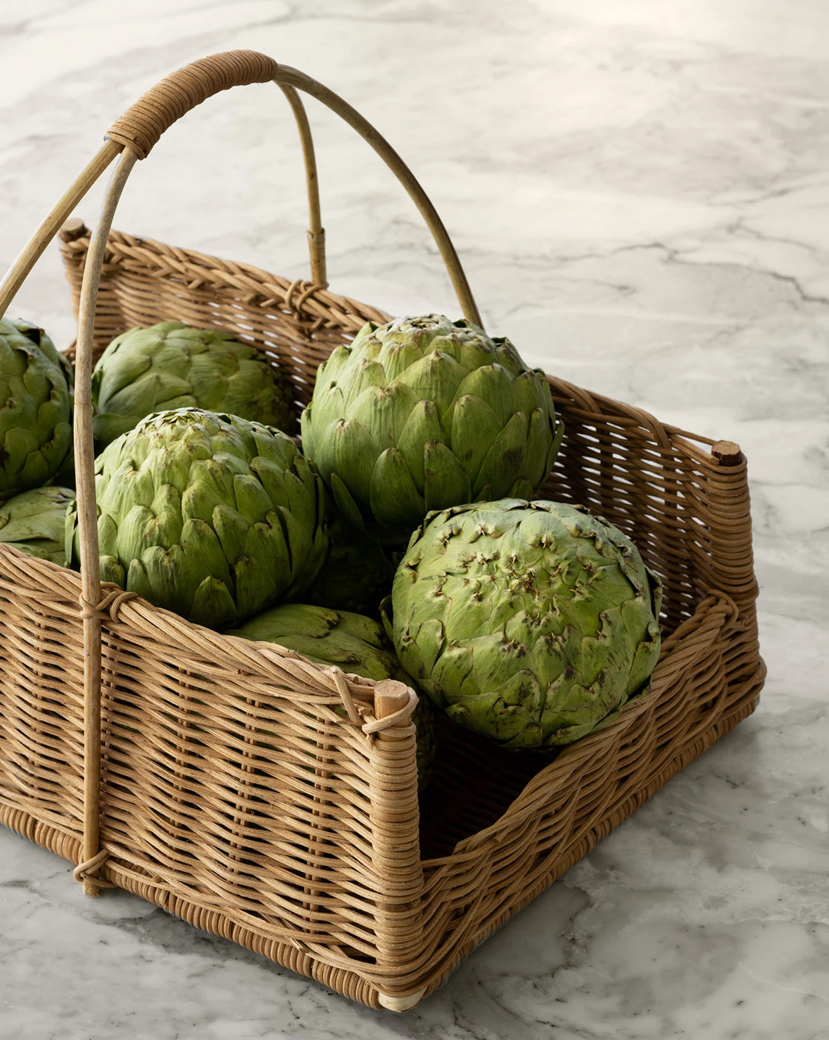 Zora Rattan Basket 2 Zora Rattan Basket - Image 2