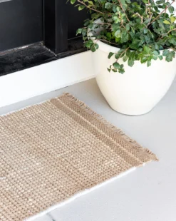 Girona Natural Handwoven Jute Flatweave Rug -Decoration Series Store fallstyled73
