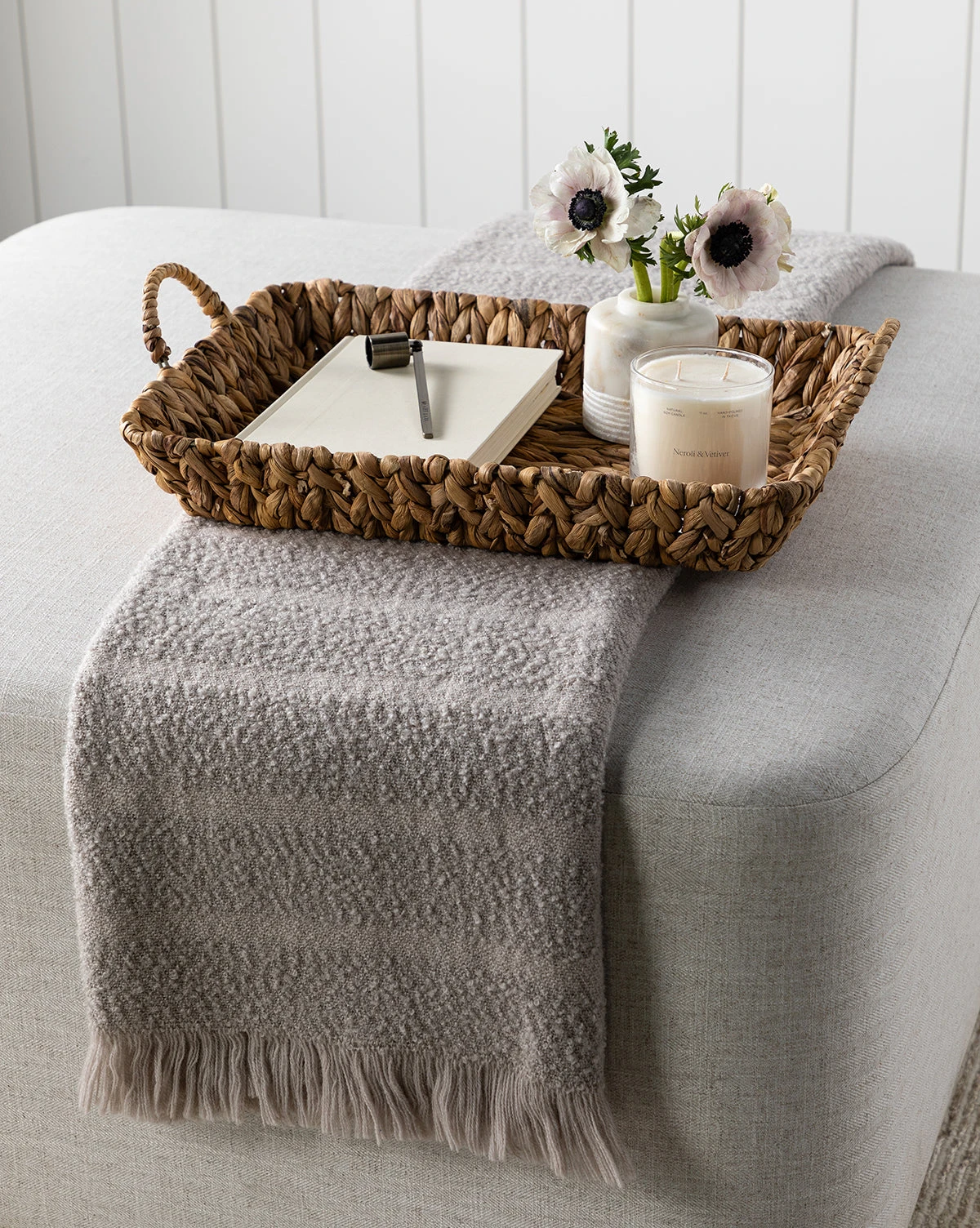 Quinlan Boucle Wool Throw 2 Quinlan Boucle Wool Throw - Image 2